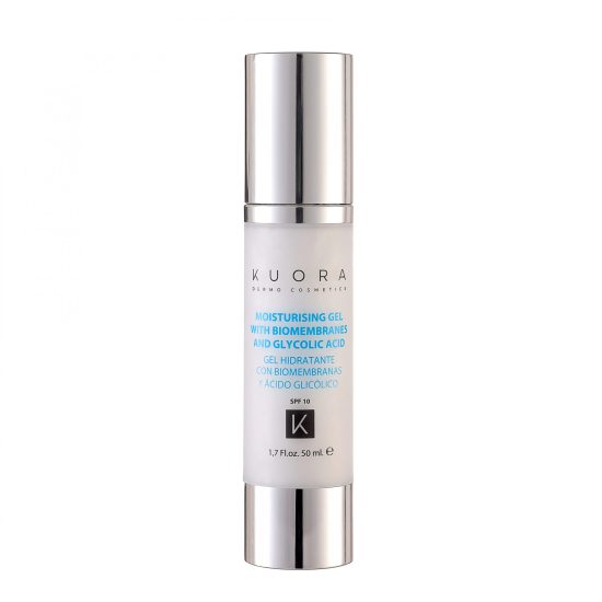 Gel Dưỡng Ẩm Cho Da Nhạy Cảm Kuora Moisturising Gel With Biomembranes &amp; Glycolic Acid (50ml)