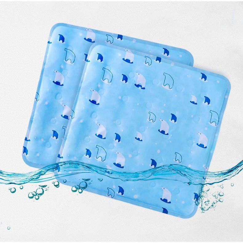 Thảm mát cho thú cưng – Đệm gel lạnh chống nóng cho chó mèo dễ làm sạch