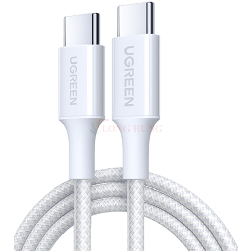 Cáp USB Type-C to Type-C Ugreen Braided Fast Charging 5A 1m 100W L502 - Hàng chính hãng