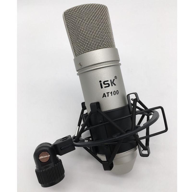 Bộ Mic Hát Livestream Sound Card K300 & Mic ISK AT100 . Âm Thanh Cực Hay , Dễ Dàng Lắp Đặt . Bảo Hành 12 Tháng