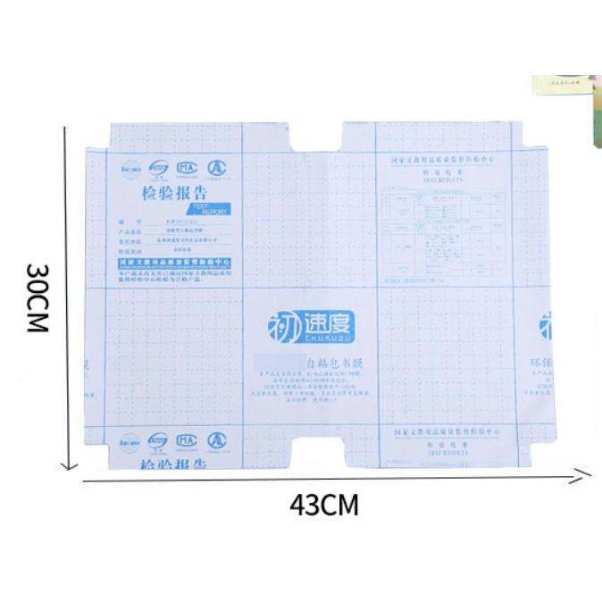 Set 10 tập decal bọc sách, vở nhiều kích thước