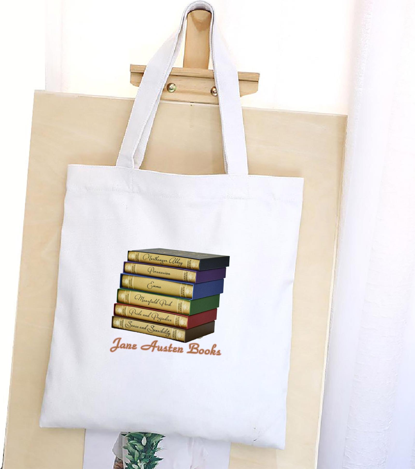 Túi Vải Đeo Vai Tote Bag In Hình Jane Austen Books - Hàng Chính Hãng