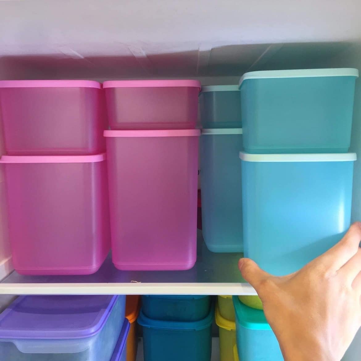 Bộ hộp bảo quản thực phẩm Pop Fiesta Tupperware - Hàng chính hãng