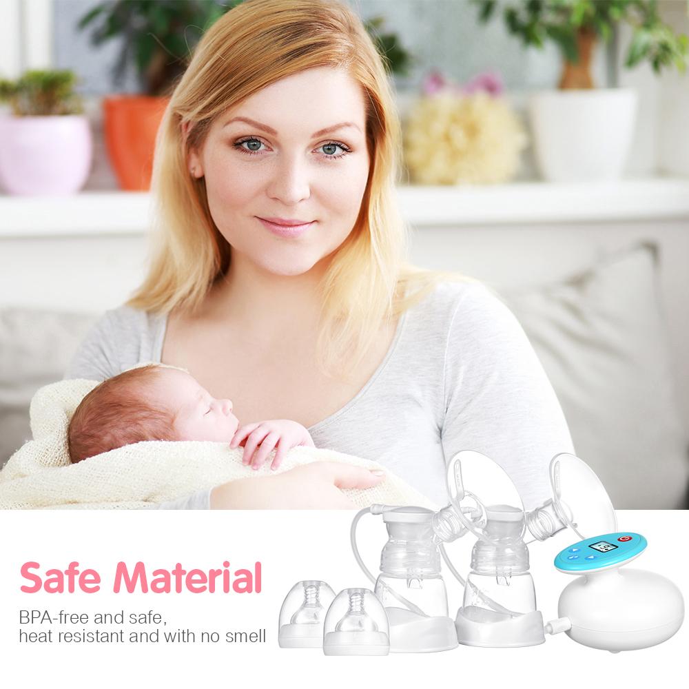 Máy hút sữa cầm tay giúp mát xa và hút sữa với 9 mức điều chỉnh an toàn không BPA