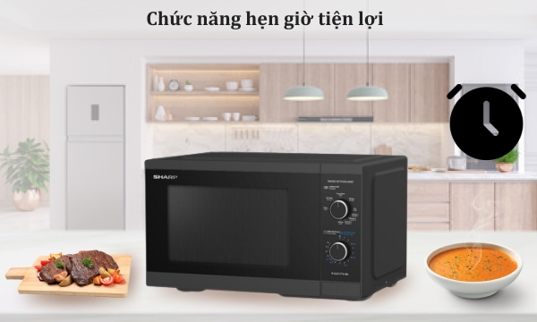 Lò vi sóng Sharp 25 lít R-G251TV-BK