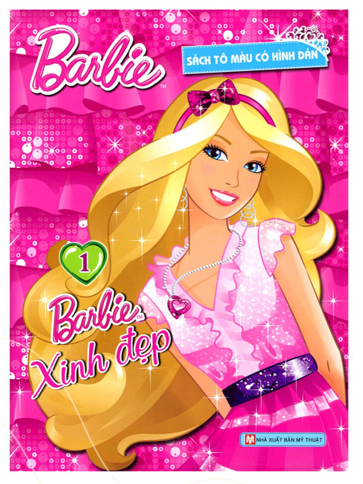 Bộ Tô Màu Barbie Xinh Đẹp - Bản Quyền