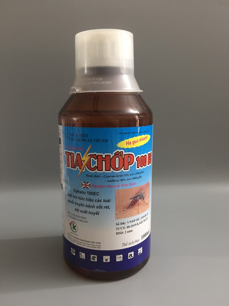 Tia chớp Thuốc diệt ruồi, muỗi, kiến, gián 100EC (1lít/chai)