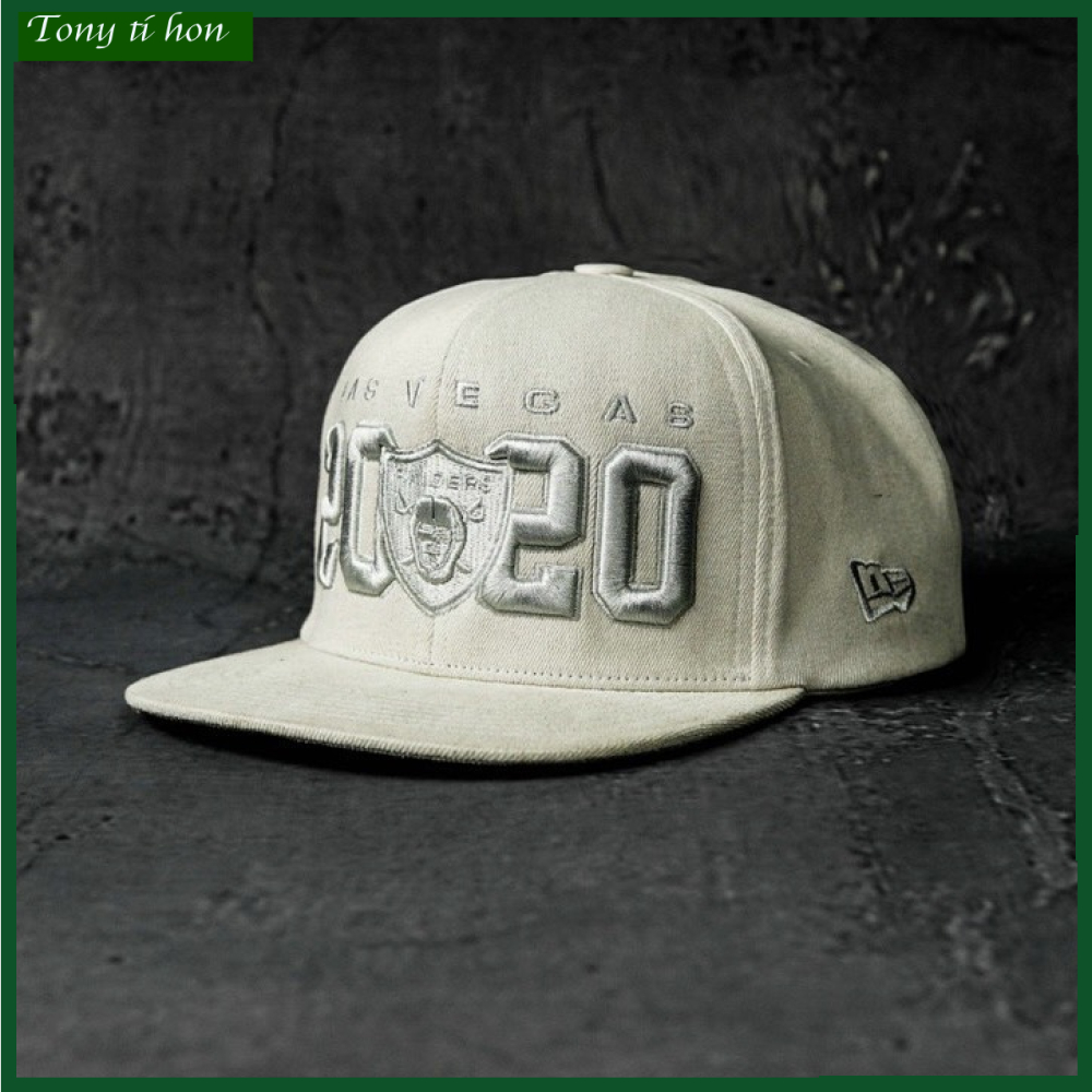 [ Miễn ship / giảm giá ] MŨ NÓN LƯỠI TRAI NAM NỮ SNAPBACK VÀNH PHẲNG LOGO LVG CÁ TÍNH- màu trắng