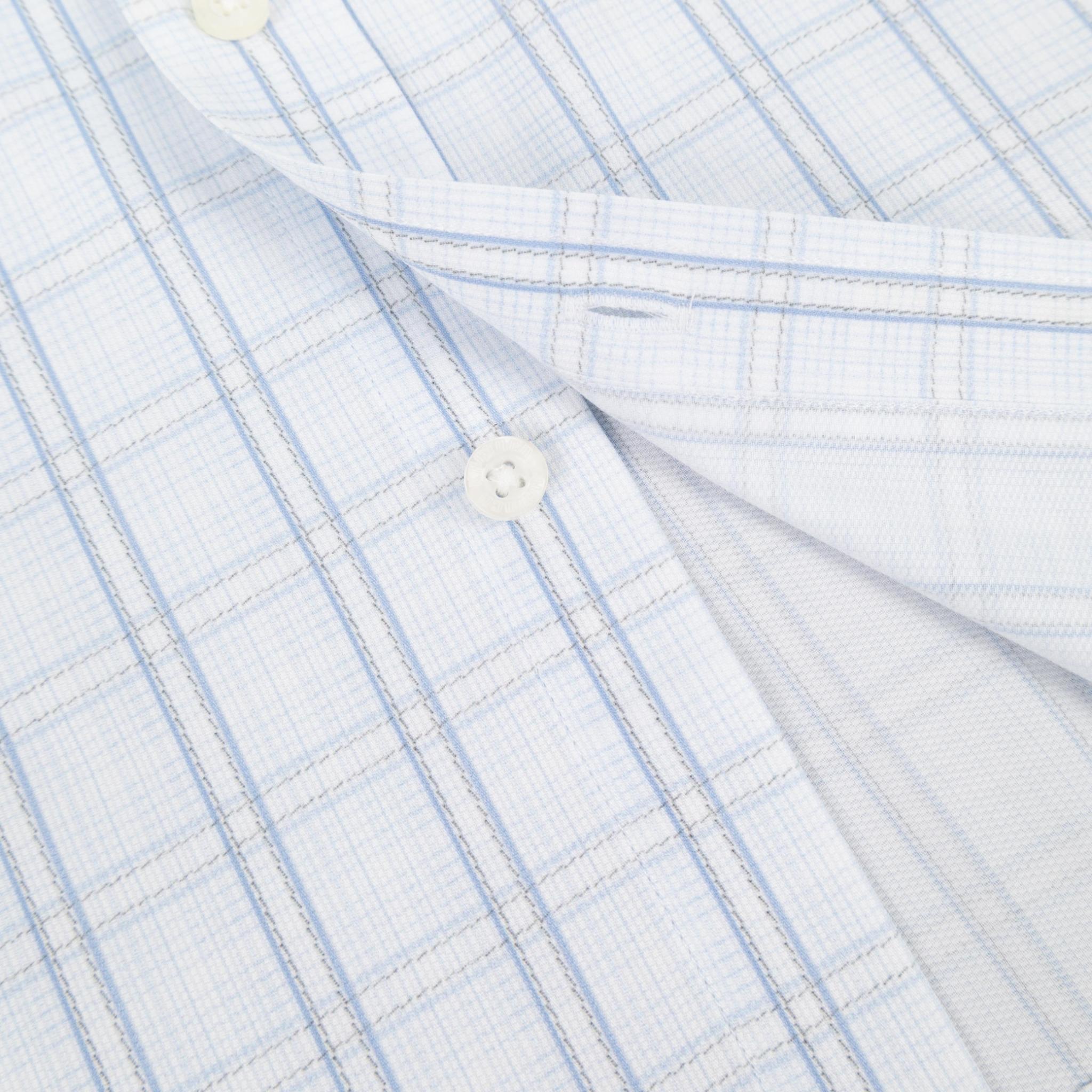 Áo sơ mi nam KHATOCO Tailor Fit ngắn tay A1MN538T2-CNCR841-2710-N