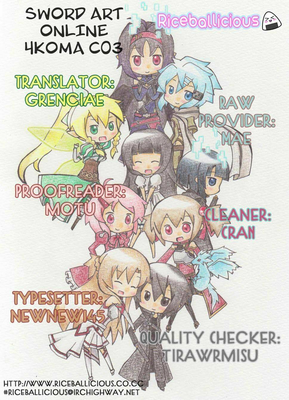 swort art online - 4koma chapter 3 12