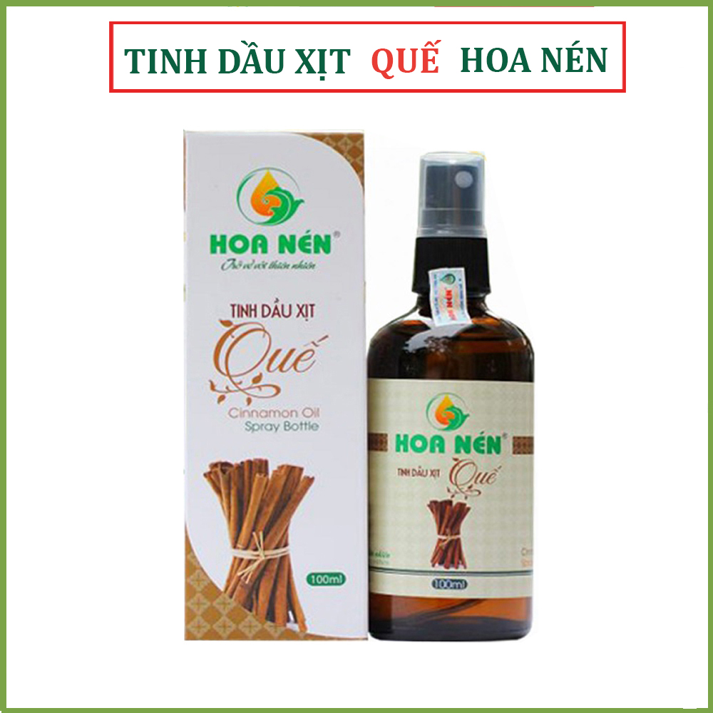 Tinh dầu xịt phòng vỏ Quế Hoa Nén, khử mùi, khử khuẩn, đuổi côn trùng hiệu quả 100ml