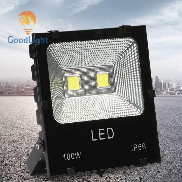 Đèn pha led 5054 P01 100W goodlight sáng trắng, chất lượng, chiếu sáng ngoài trời, chiếu sáng bảng hiệu