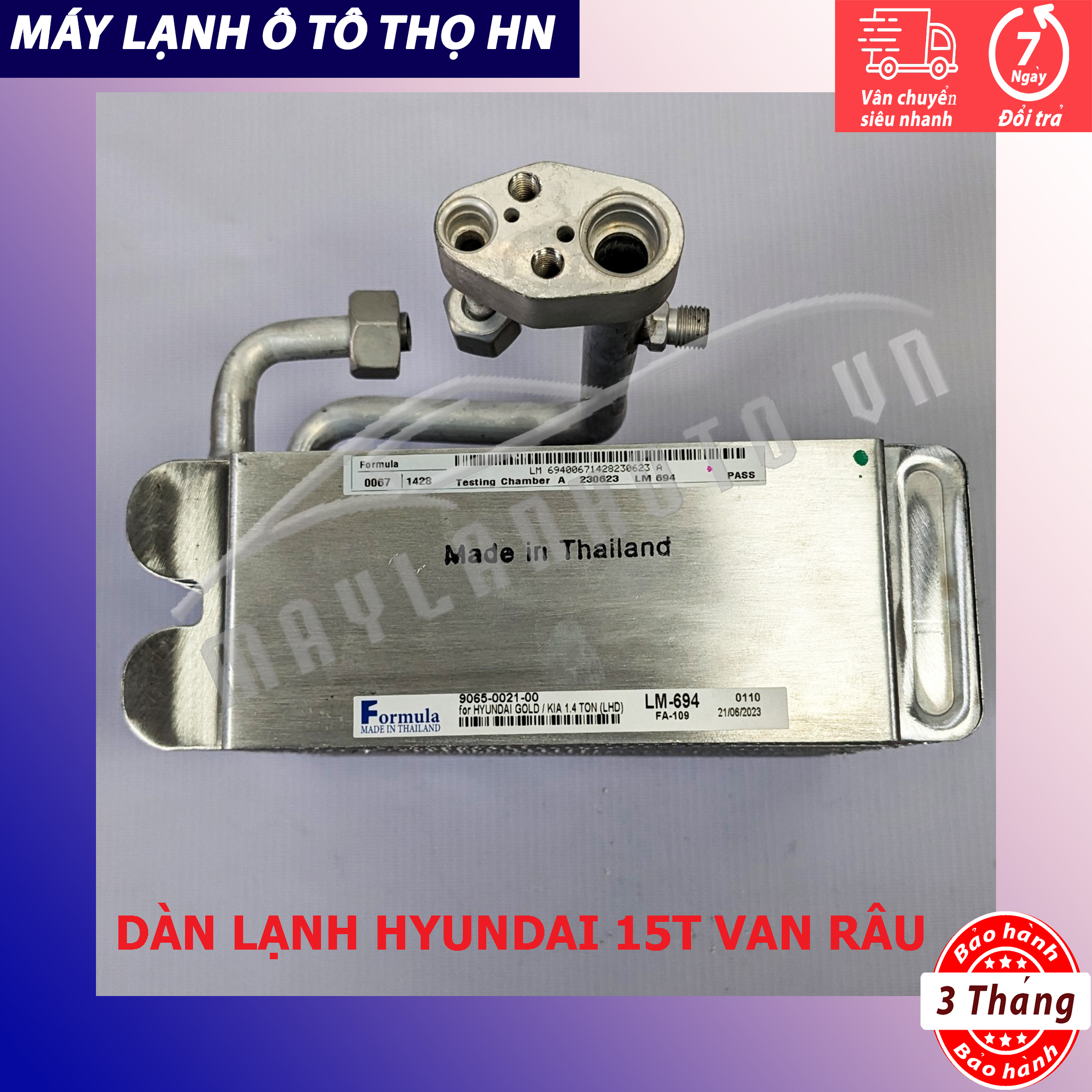 Dàn lạnh Hyundai 8T-24T / Trago / HD250 - HD270 Hàng xịn Thái Lan