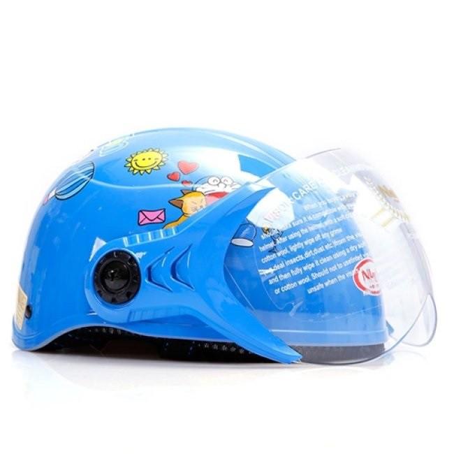 Mũ bảo hiểm trẻ em có kính thời trang cao cấp nam nữ