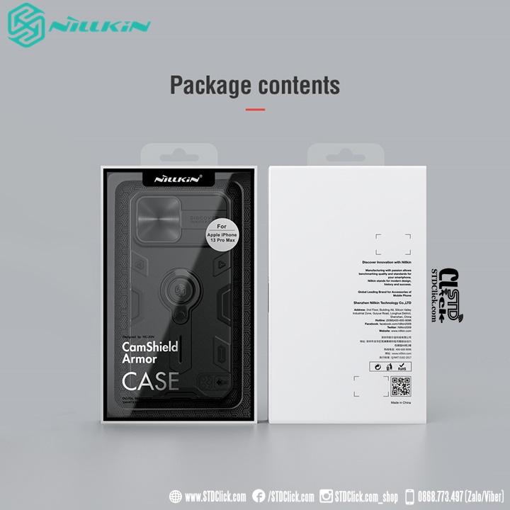 ỐP LƯNG DÀNH CHO IPHONE 13 PRO MAX CAMSHIELD ARMOR CHỐNG SỐC BẢO VỆ CAMERA