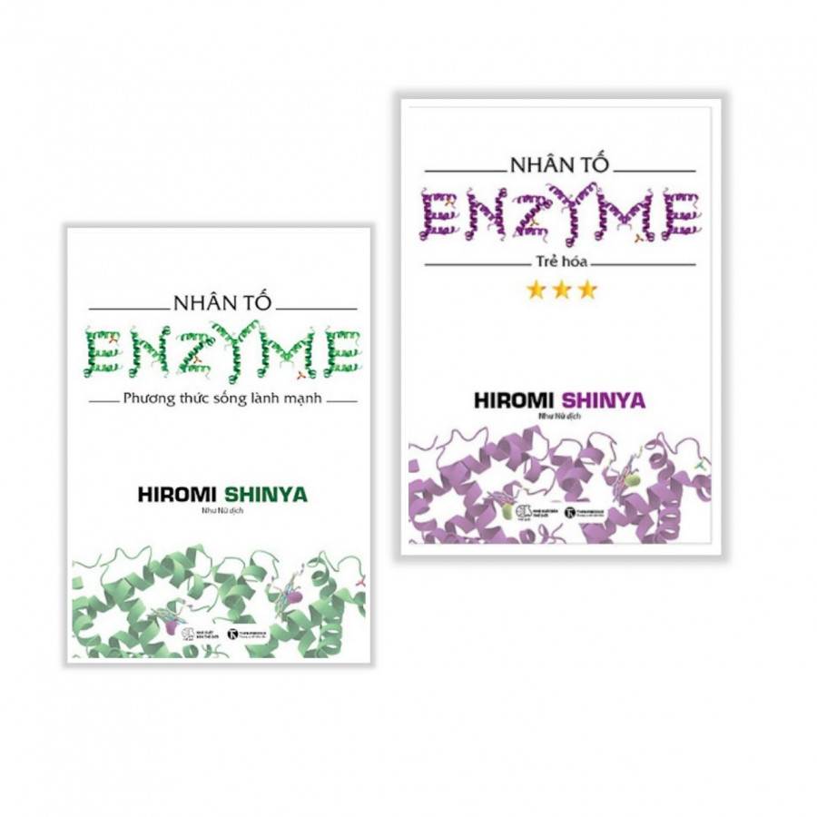 Combo sách chăm sóc sức khỏe ai cũng cần biết : Nhân Tố Enzyme - Phương Thức Sống Lành Mạnh + Nhân Tố Enzyme - Trẻ Hóa