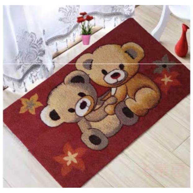 Thảm hoa 3D hàng dầy sang chảnh 40 x60 cm GDTH
