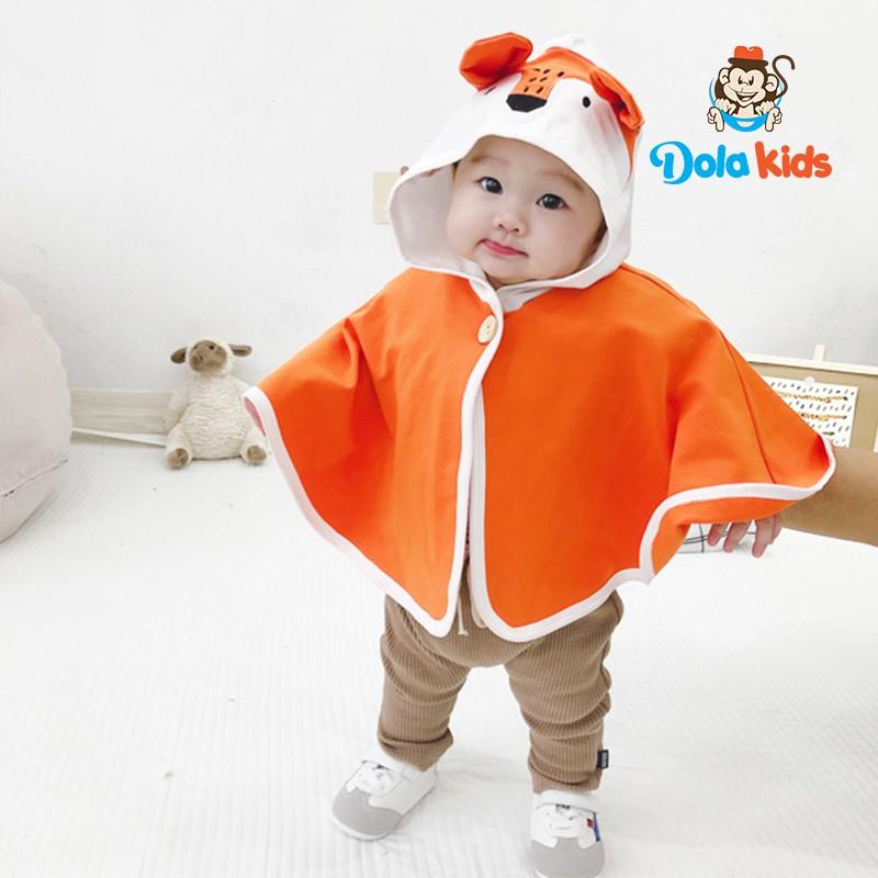 Áo Choàng Cho Bé Trai, Bé Gái chống nắng hình thú dễ thương - DoLaKids