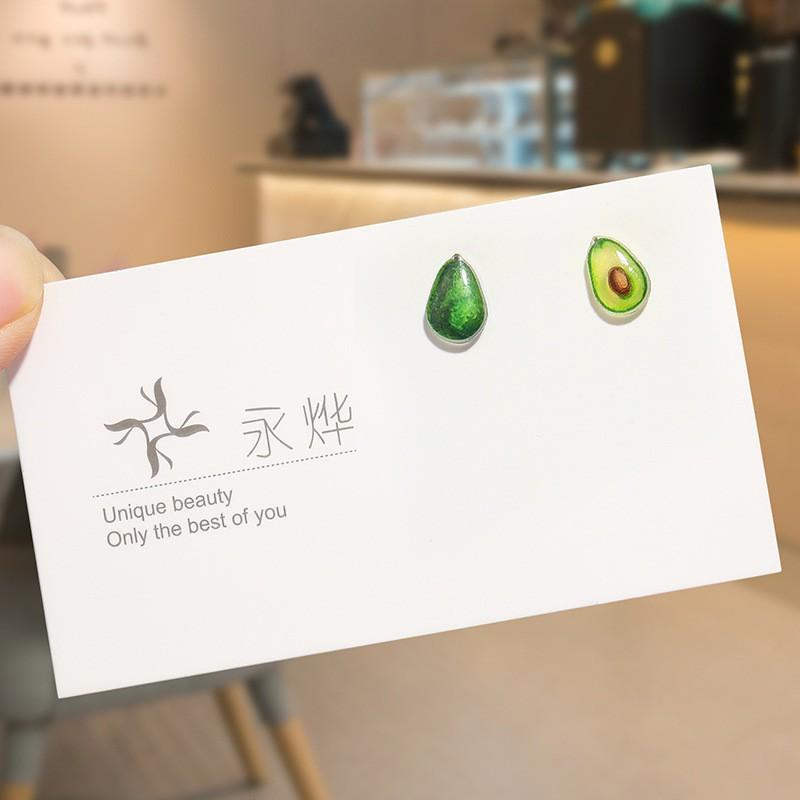 Khuyên Tai Nam Châm Hình Quả Bơ