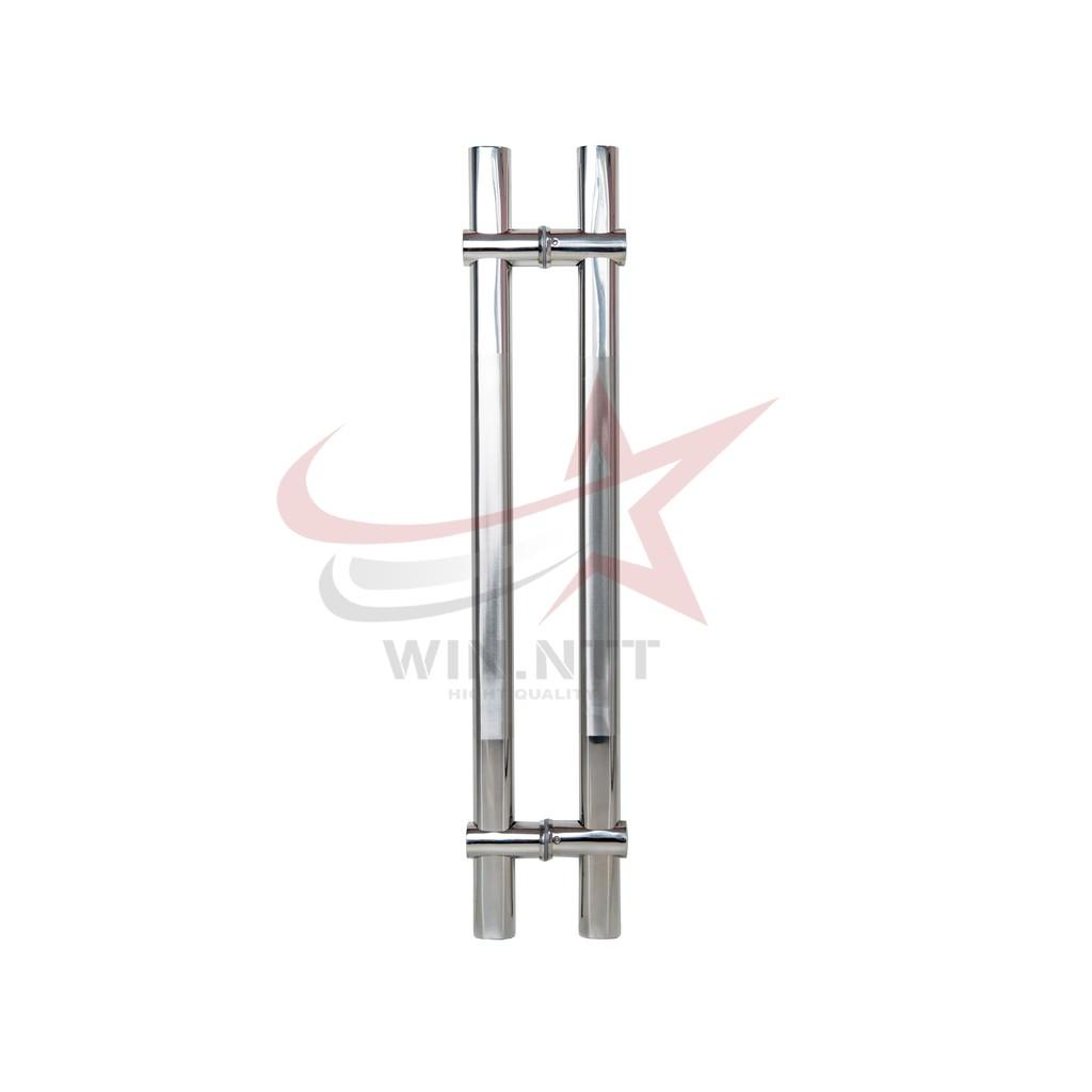 Tay Nắm Cửa Kính Cường Lực, Cửa Nhôm - Tay Inox Mờ Dịch Tâm