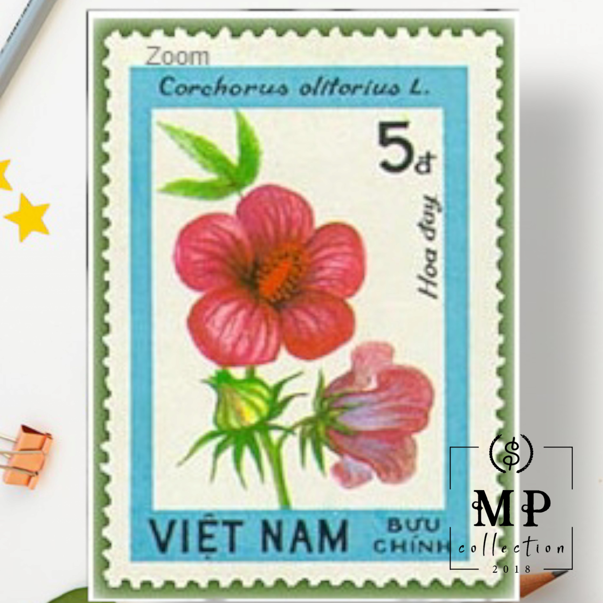 Tem sưu tập MS 435 Tem CTO Việt Nam Hoa rừng 1984