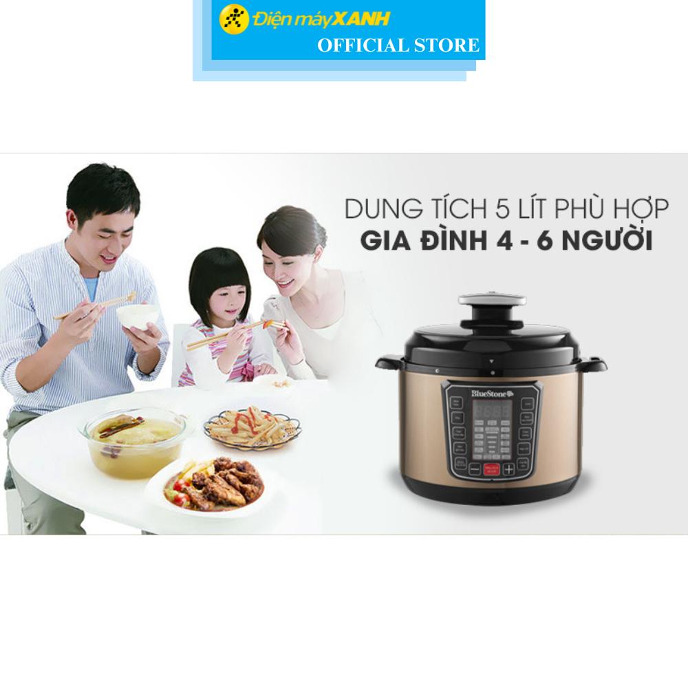 Nồi áp suất điện Bluestone PCB-5753 5 lít - Hàng Chính Hãng