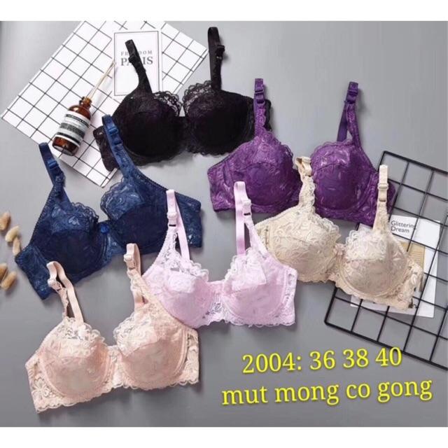 Áo Lót Ren 2004 Siêu Đẹp Có Gọng Không Đệm