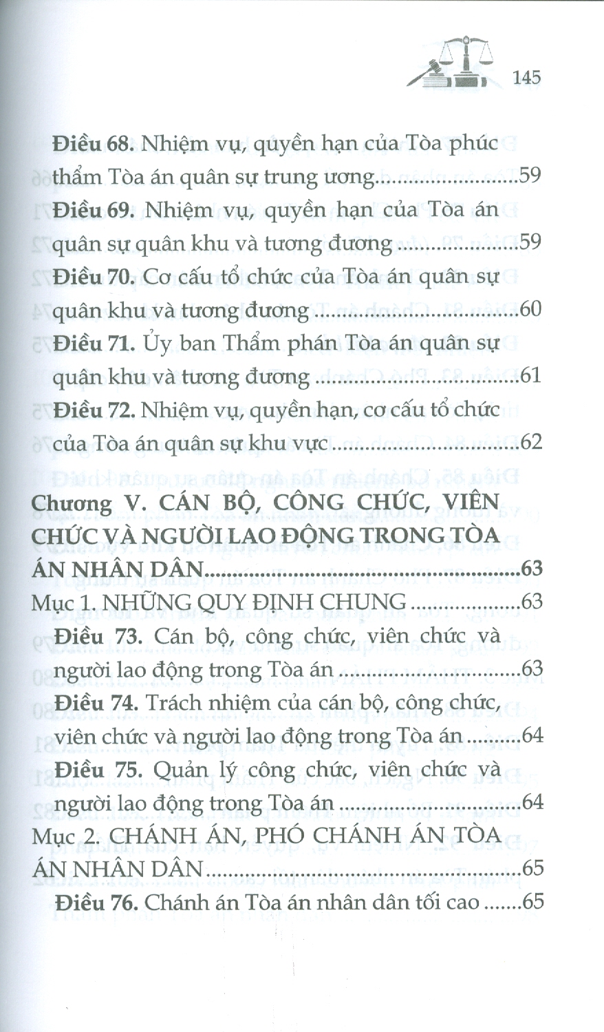 Luật Tổ Chức Toà Án Nhân Dân Năm 2024 (Sửa Đổi, Bổ Sung Năm 2025)