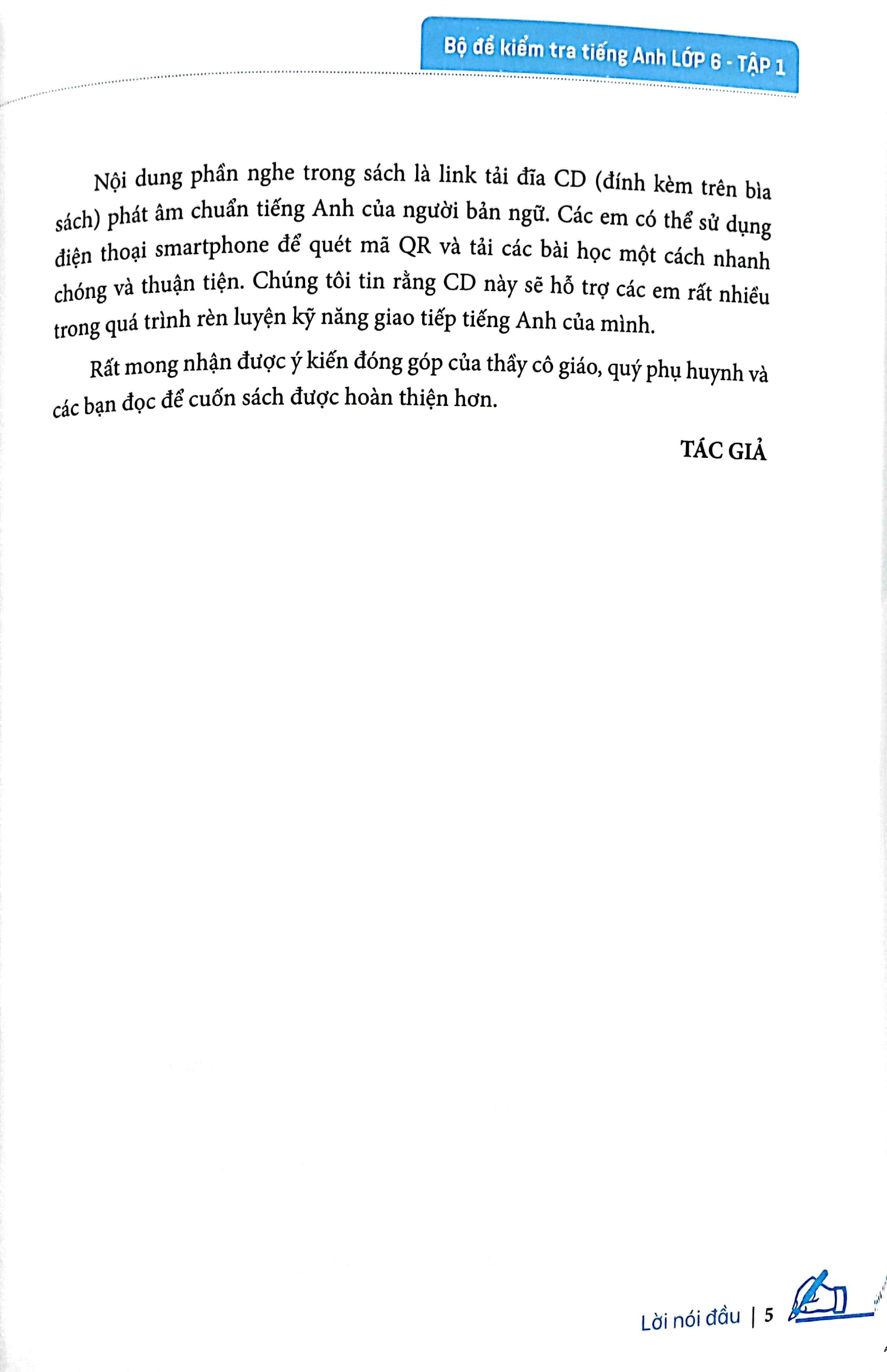 Global Success - Bộ Đề Kiểm Tra Tiếng Anh Lớp 6 - Tập 1 (Có Đáp Án)