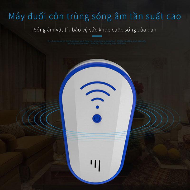 EuroQuality Máy đuổi côn trùng chuột gián bằng sóng âm tần suất cao MAGICAL -