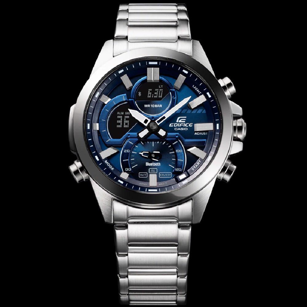 Đồng Hồ Nam Dây Thép Casio Edifice ECB-30D-2A Chính Hãng - ECB-30D-2ADF Bluetooth