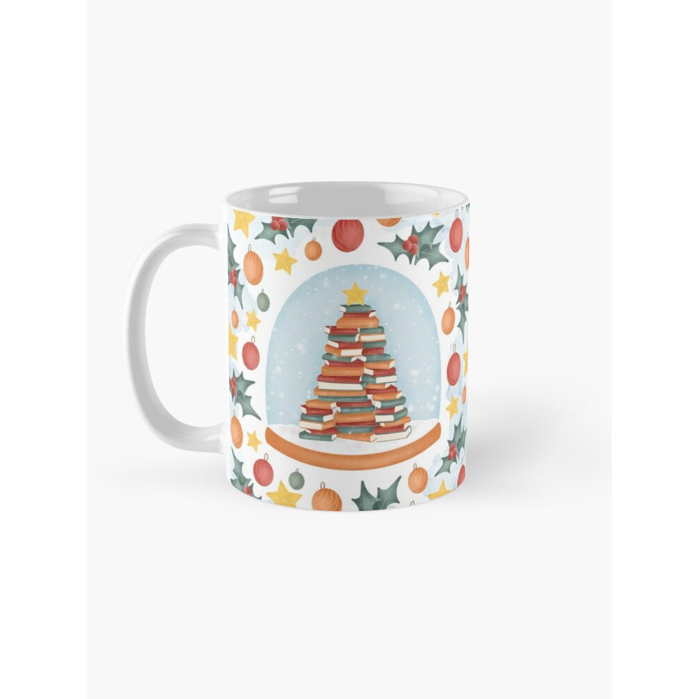 Cốc sứ uống trà cà phê in hình cây thông Noel - cốc quà tặng giáng sinh