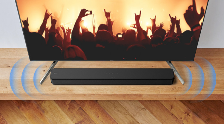 Kết nối với một cáp HDMI ARC để truyền tải tín hiệu âm thanh từ TV với Loa thanh Sony HT-S100F Kết nối với một cáp HDMI ARC để truyền tải tín hiệu âm thanh từ TV với Loa thanh Sony HT-S100F