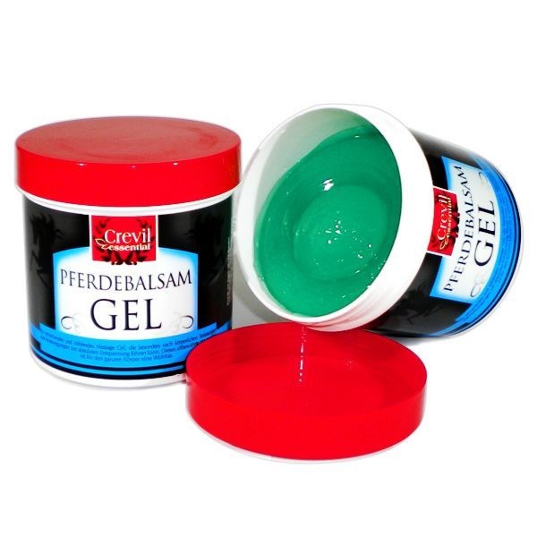 Gel giảm đau Crevil ESSENTIAL PFERDEBALSAM GEL tăng cường lưu thông máu, giảm đau nhức xương khớp, nhức mỏi cơ bắp, căng cơ 250ml