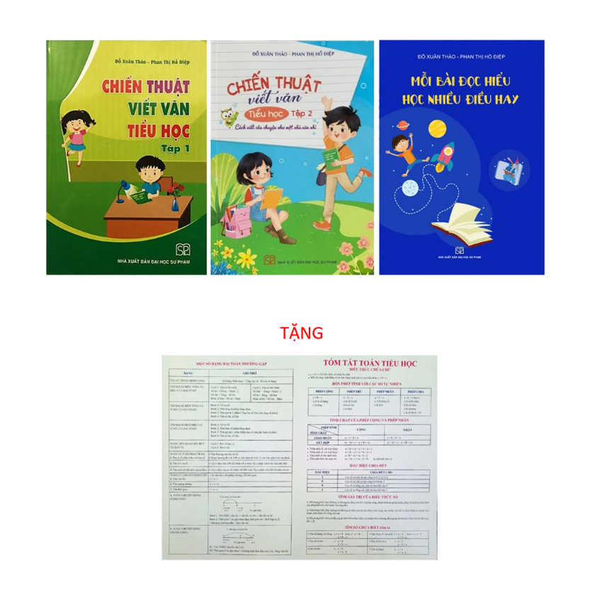 Sách - Combo Chiến thuật Viết Văn Tiểu Học + Mỗi Bài Đọc Hiểu Học Nhiều Điều Hay