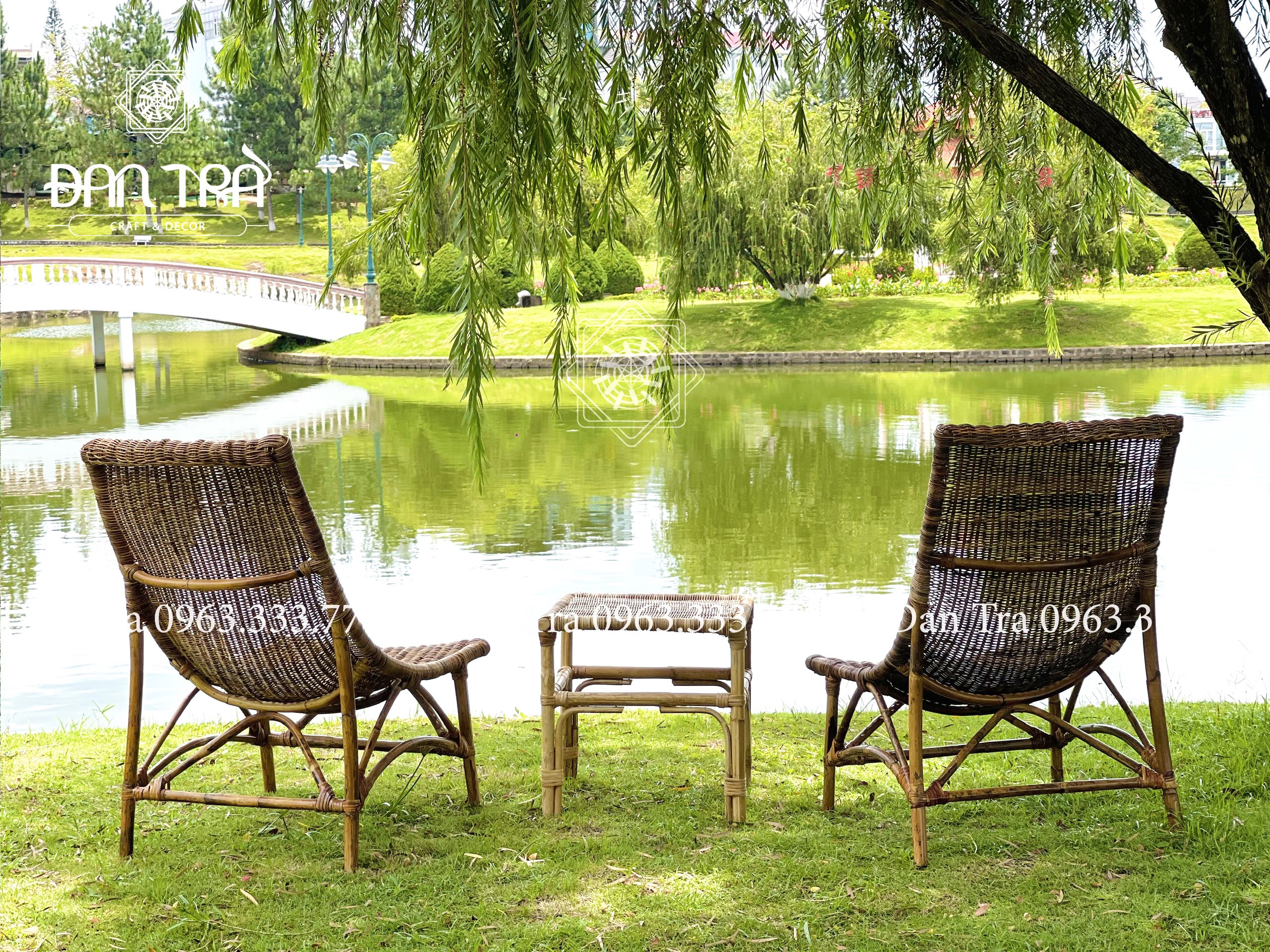 Ghế Võng Mây Resort Cao Cấp, Ghế Mây Thư Giãn, Ghế Decor Phòng - Nội Thất Mây Tre ĐAN TRÀ