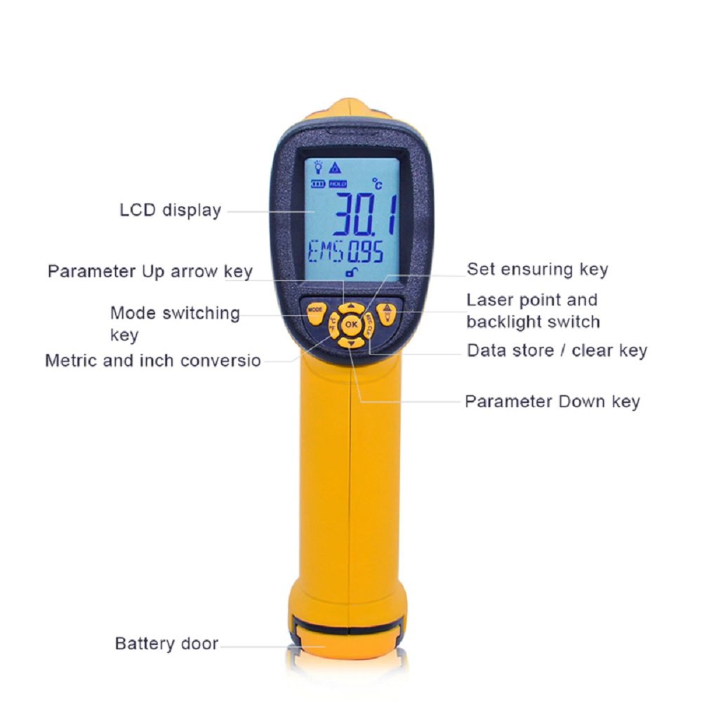 Máy Đo Nhiệt Độ Hồng Ngoại Dùng Trong Công Nghiệp AS872D