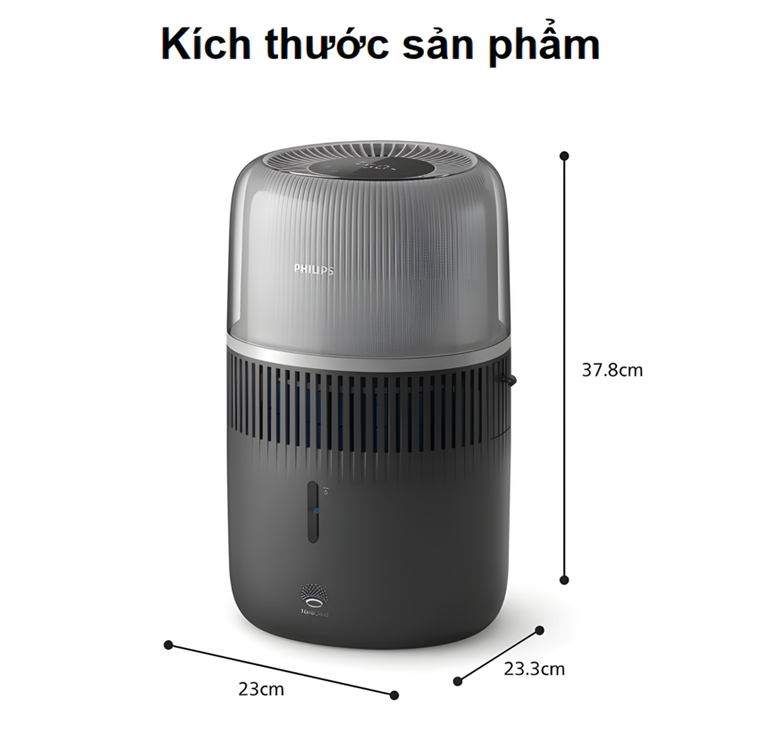 Máy tạo độ ẩm công nghệ NanoCloud tích hợp tạo hương tinh dầu Philips HU5710 - Hàng chính hãng