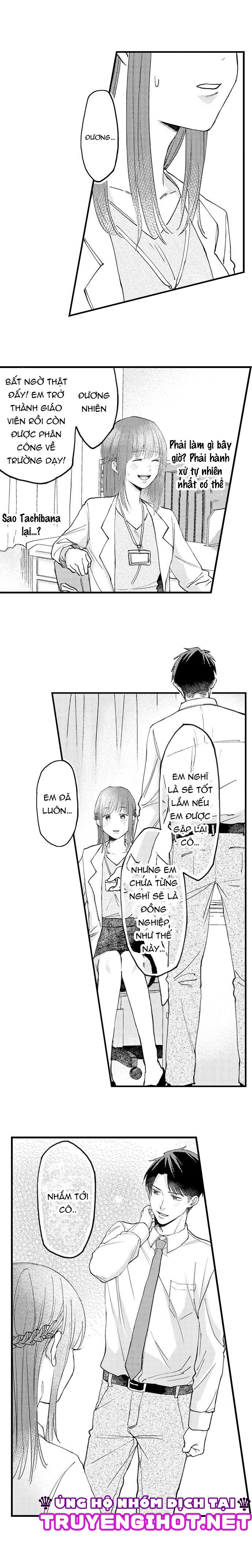 tháng 4, ngăn cách được xóa bỏ, em đã trở thành người lớn để có thể ôm cô (full) chapter 2.1 3