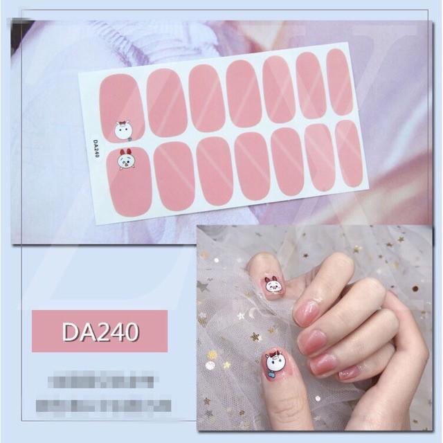 Set dán móng tay nails dán nghệ thuật nhiều màu - có ngay bộ móng đẹp trong 5 phút (Nail wraps / Nail stickers)