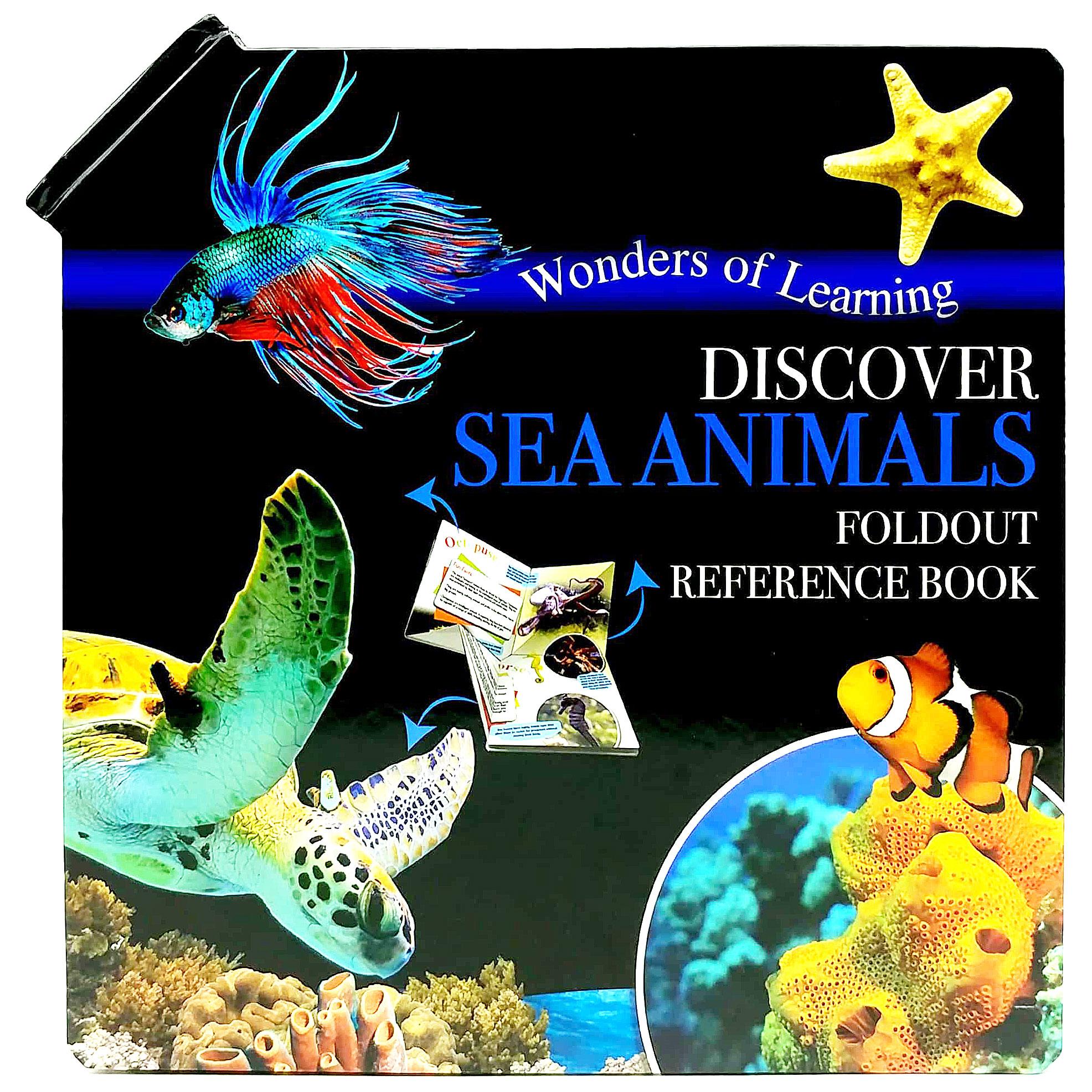 Wonder Of Learning - Discover Sea Animals Foldout Reference Book