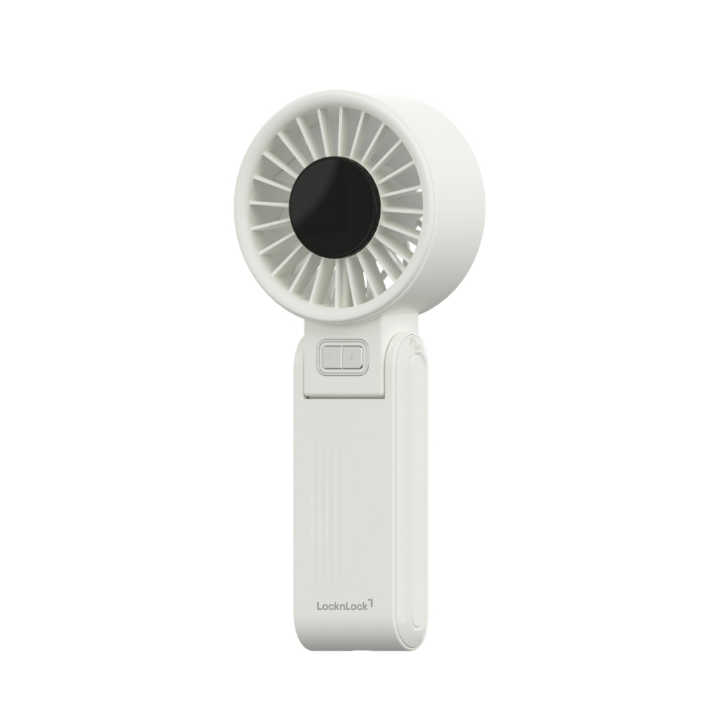 Quạt Cầm Tay LocknLock Siêu Mát 5 Tốc Độ & Gấp Gọn Linh Hoạt 180 độ ENF326 - Hàng Chính Hãng - JoyMall