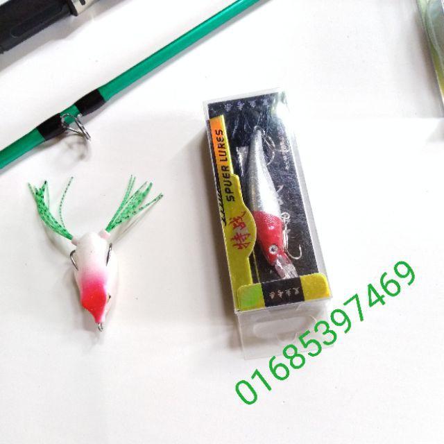 Bộ cần câu lure rê cá lóc bạo lực docaucagiangnam