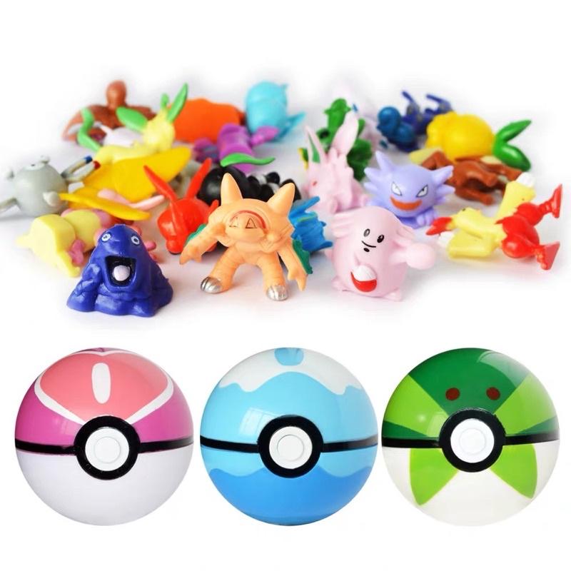 Mô hình đồ chơi Poke ball bóng Pokemon quả cầu Pokemon trang trí