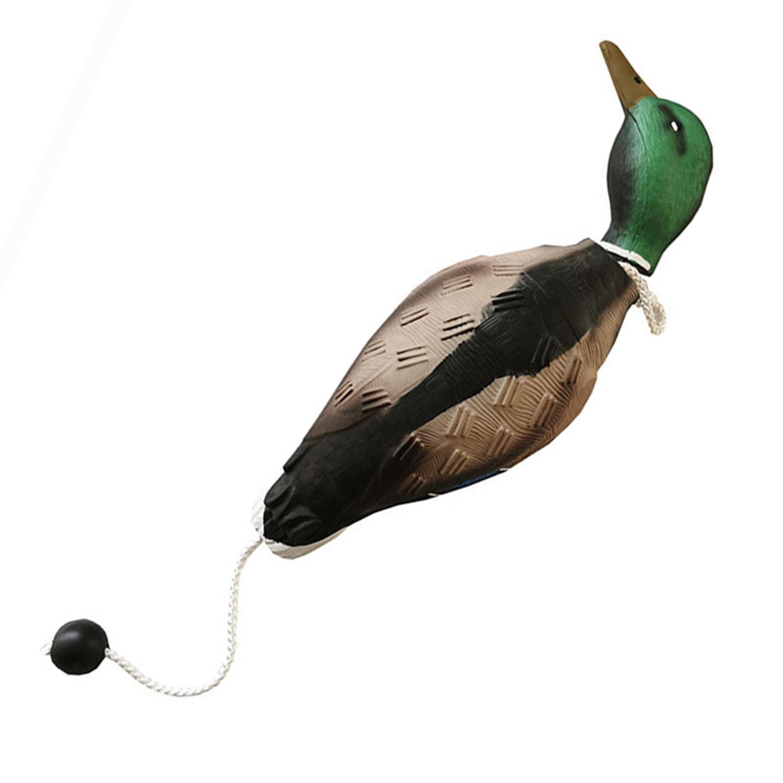 Mallard Duck Decoy Outdoor Scarecrow Hunting Decoy Hiking for Dog Chewing