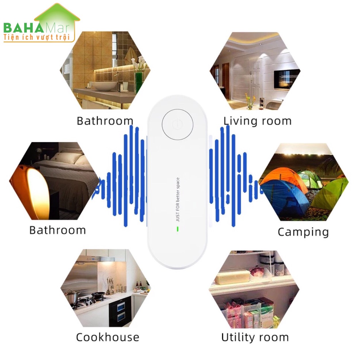 MÁY ĐUỔI TRÙNG - XUA MUỖI BẰNG SÓNG SIÊU ÂM BAHAMAR đuổi trùng bằng sóng âm gây khó chịu cho muỗi trùng phải rời đi