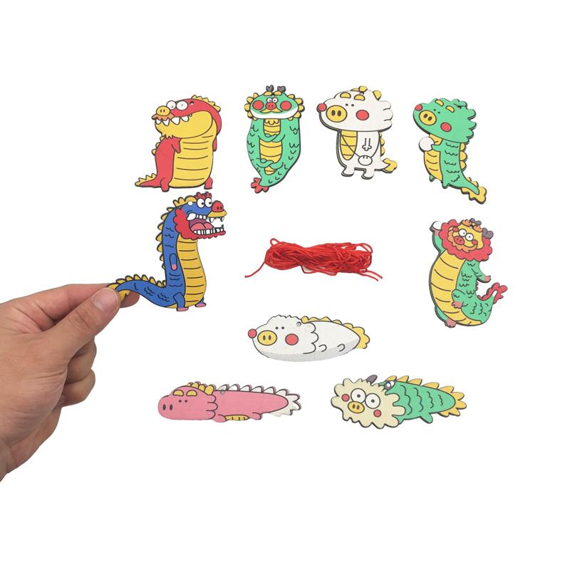 Bộ 9 Dây Treo Trang Trí Tết - Bách Mộc - Chủ Đề Rồng