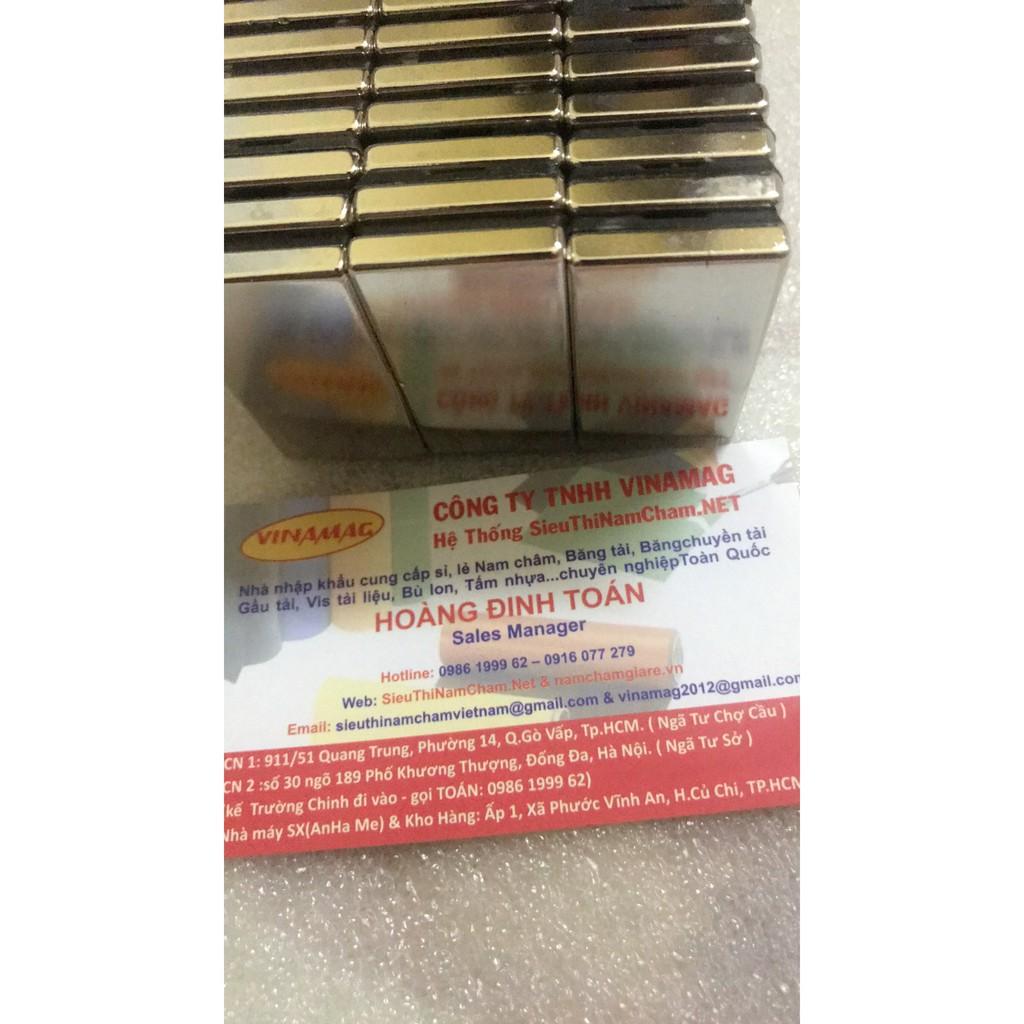 Nam châm chữ nhật 50x25x5mm