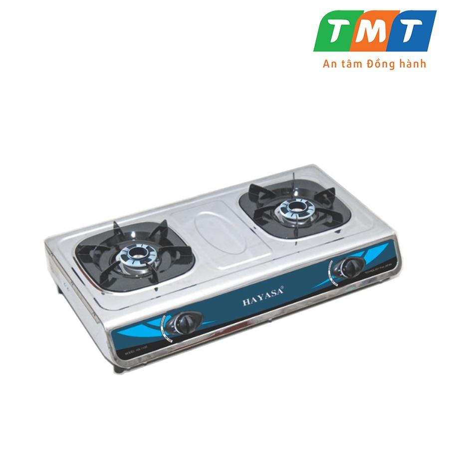 Bếp gas đôi inox Hayasa HA-1100C đầu đốt nhôm cao cấp điếu inox