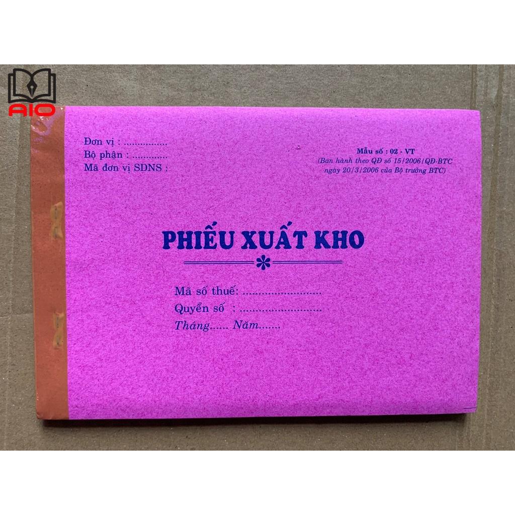 Phiếu xuất kho 3 liên - 12.5 x 18.5 cm ( 90 tờ )